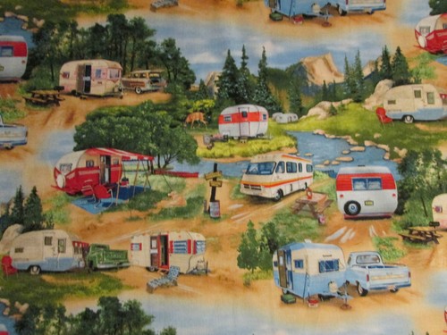 Retro vintage trailers - vintage,